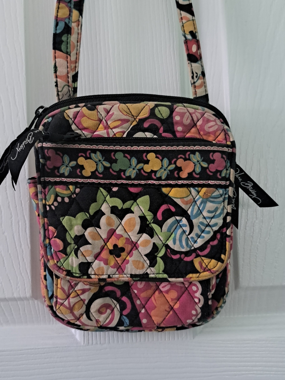 Vera Bradley Disney Multicolor Quilted Crossbody